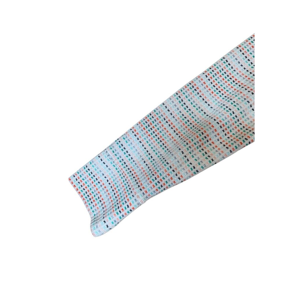 T By Talbots White W/ Colorful Pattern Women's To… - image 7